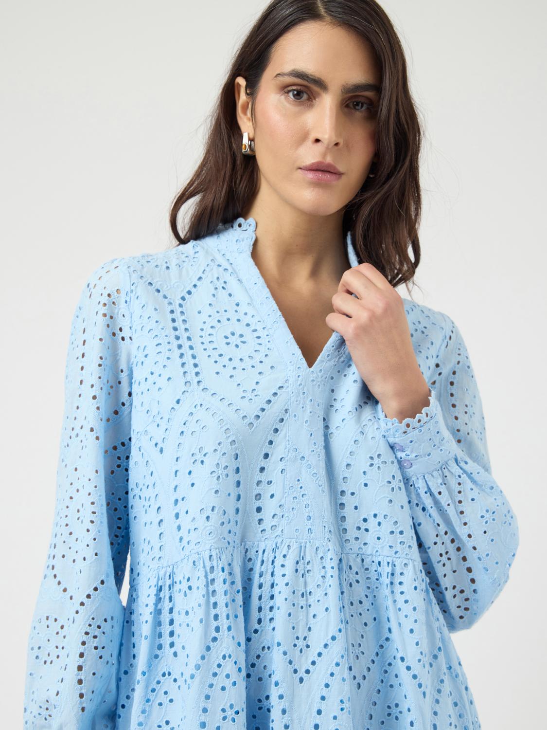 YASHOLI Short Dress - Clear Sky - VERO MODA & VILA Bergvik